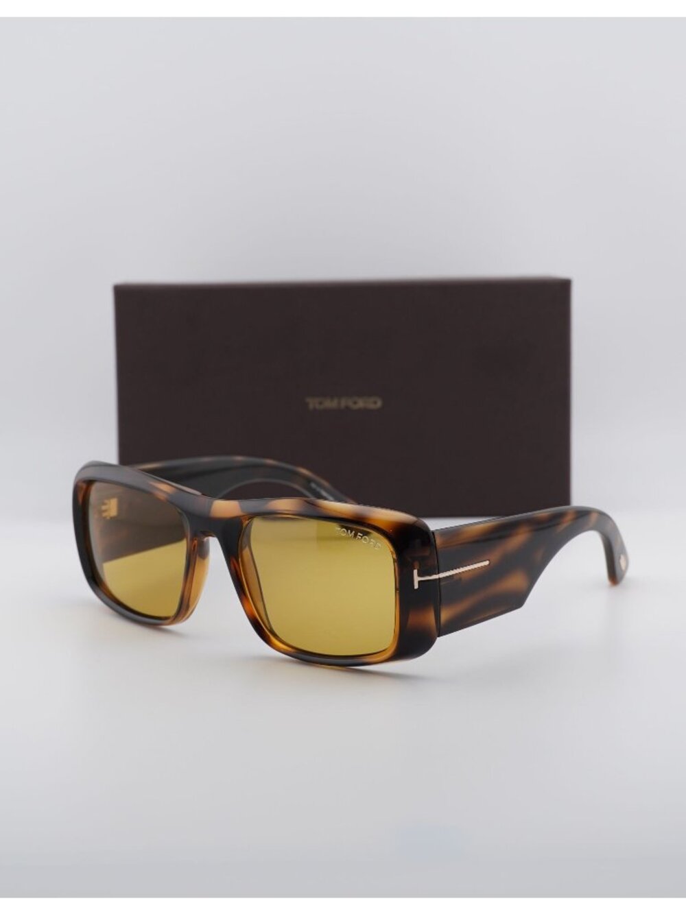 Tom Ford Aristotle FT0731 56E Square Sunglasses - Havana / Brown